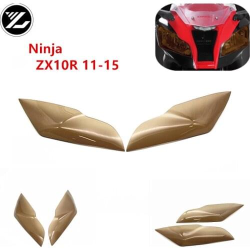 Motorcycle Accessories Front Headlight lens protection screen lens Cover Headlight for kawasaki ZX-10R 2011-2015 2012 2013 2014