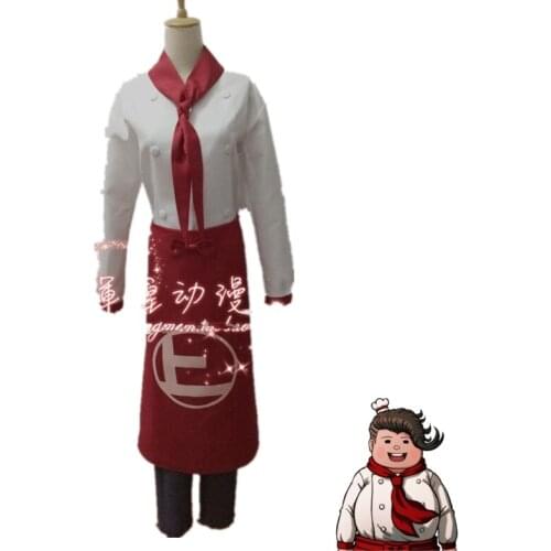Anime Super Danganronpa Hanamura Teruteru Cosplay Costume Christmas New Years Halloween Costume for Women Men Adult