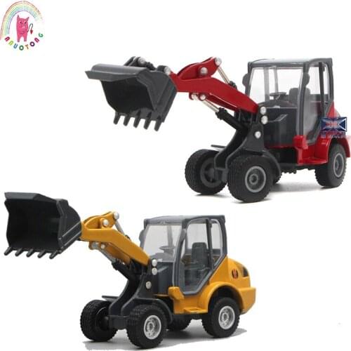 Childrens Cognitive Alloy Die Casting Loader Bulldozer for Urban Engineering Project Vehicle Model Beach Toys Collection Gifts