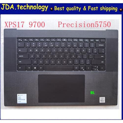 MEIARROW 96%New For Dell XPS17 9700 Precision 5750 palmrest US keyboard upper cover Touchpad