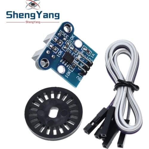 1Set HC-020K Double Speed Measuring Sensor Module with Photoelectric Encoders Kit top For arduino