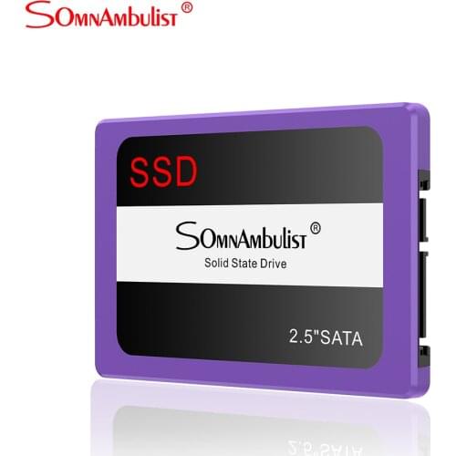 New plastic purple ssd 60G 120G 240G 480G 960G 2T solid state hard drive desktop SATA notebook SSD