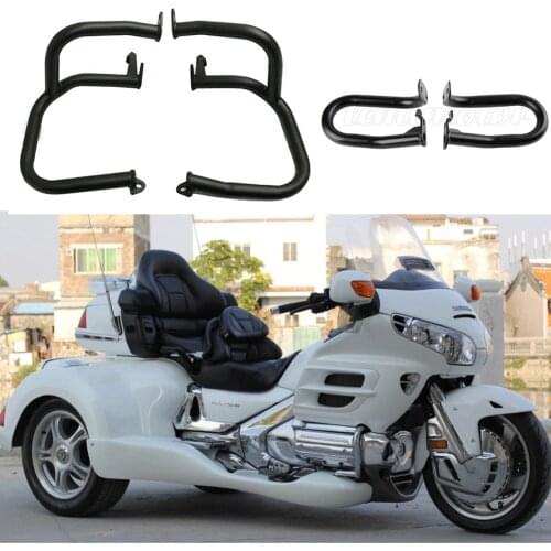 Front & Rear Motorcycle Engine Highway Crash Bar Guard Protection For Honda GL1800 2001-2016/GL1800A 2001-2005 Left Right
