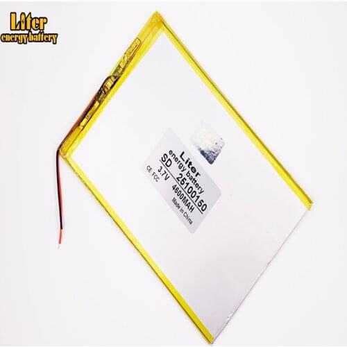 Factory direct products lithium polymer battery 3.7V 4600mah 10 -inch Tablet PC built-in battery 25100150