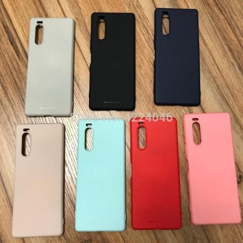 Goospery Silicon Soft Feeling Case for SONY XPERIA L4 5 5II 5III 1 1II 1III 10II 10III 10 PLUS XZ3 XZ2 PREMIUM XA2 XA3 Ultra L2