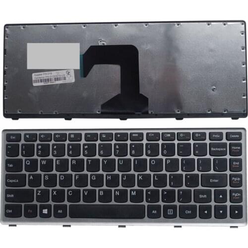 US Silver New English Replace laptop keyboard For Lenovo S300 S400 S405 S415 S40-70 S40-70Touch S410
