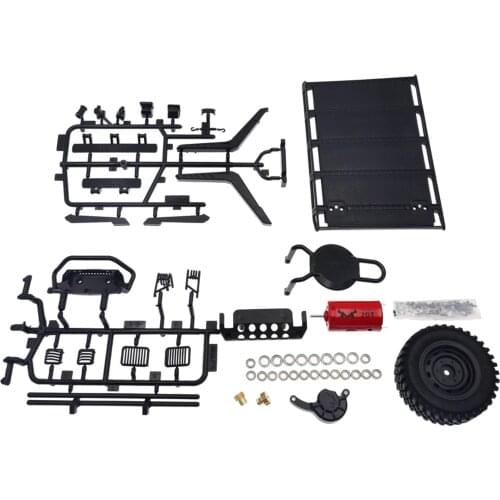 Steel Metal Luggage Tray Roof Rack Spare Tire Motor Upgrade Accessory Parts for MN86 1/12 RC Crawler Climbing Car