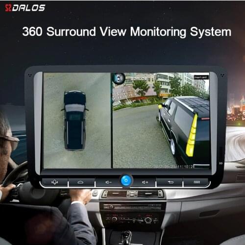 SZDALOS For SUV HD 360 Degree 3D Surround Driving Bird View Panorama With 4 Car Camera 1080P recorder