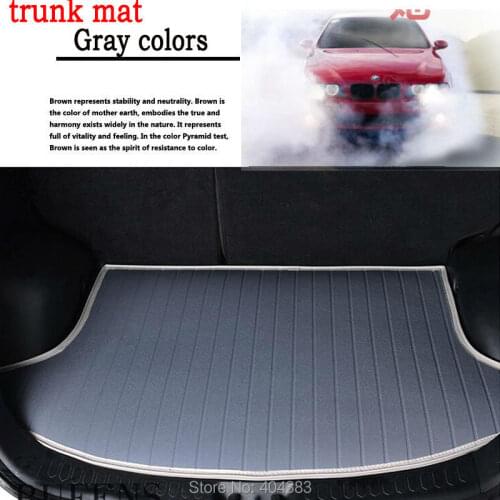 High quality Custom fit car trunk mat for Volvo C30 S40 S60L S80L V40 V60 XC60 XC90 3D car styling carpet cargo liner