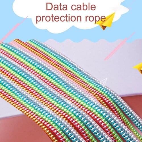 Data Line Protective Cover 1.4m Drop Resistance PC Cool Stylish Data Cable Protector Shell for iPhone for Android