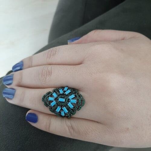 Women Rings Silver Women Rings 925 Sterling Silver Art Deco Woman Ring