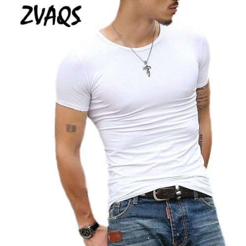 ZVAQS Short Sleeve T-shirts For Men