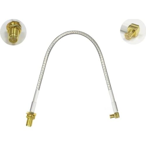 1PC wireless modem cable RP SMA female jack switch MCX male right angle pigtail RG316/RG174 15/30/50/100cm NEW wholesale price