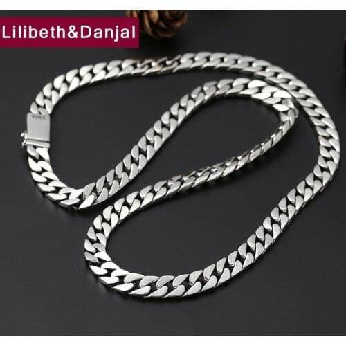 2019 Creative 8mm Thick Africa Name Chain Necklace 100% 925 Sterling silver Men Women Mom Pendant Necklace Fashion Jewelry N57