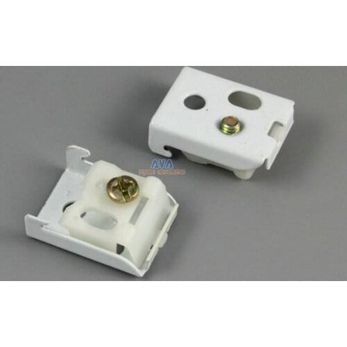 40 Pieces Curtain Track Bracket Curtain Track Brace 25x19mm