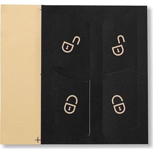 ALLOYSEED Car Repairment Sticker Car Interior Door Lock Switch Button Repair Sticker for Benz W204 C300 2008-2014