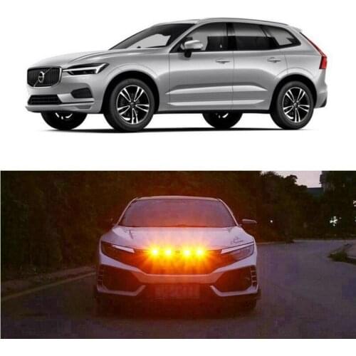 Car Accessories Grille Light Lamp For Volvo xc60 s80 xc90 s60 v70 C30 C70 S40 S60 S80 V40 V50 V60 XC70