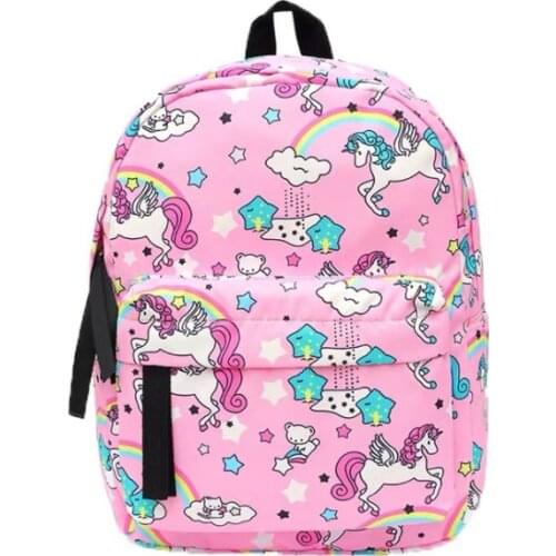 Disney Primary school 3D My Little Baby girl pony Boy Girl Children School bag Teenager Princess Schoolbags Student Backpacks