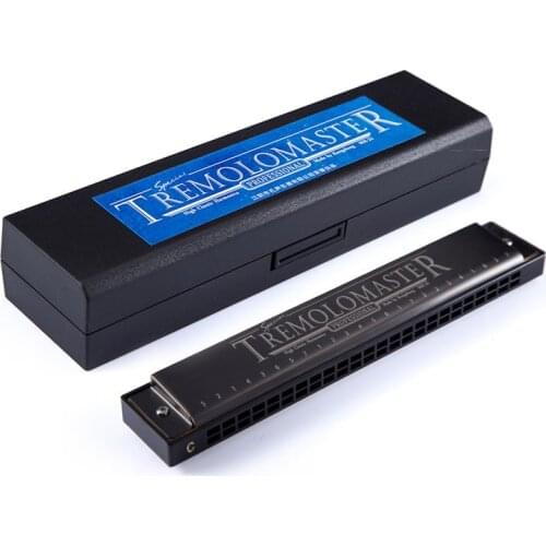 Tremolo 24 holes harmonica C tone Tremolo master kong sheng tremolo mouth organ for adult beginner