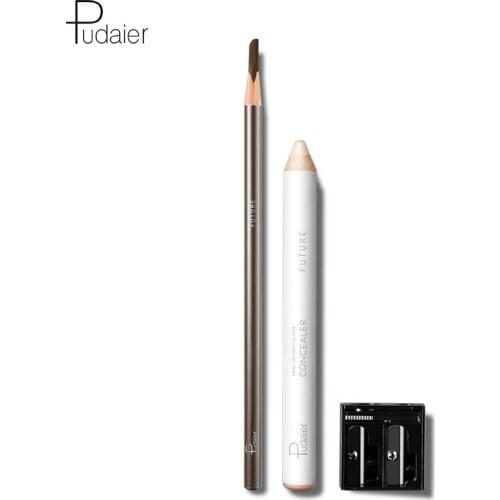 Pudaier Double Effect Shaping Covering Blemish Natural Machete Eyebrow Pencil Concealing Combination Suit Makeup Goods Cosmetic