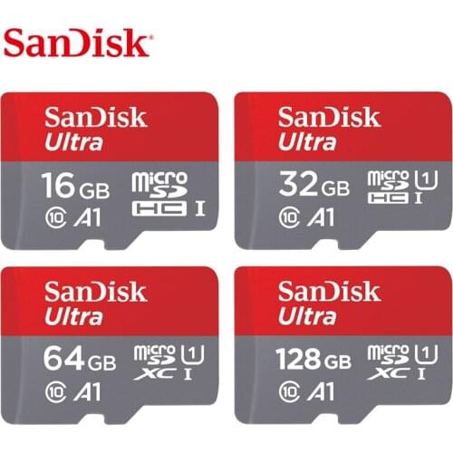 Original SanDisk Memory card 16GB 32gb MicroSD 64gb 128GB 200GB 256gb 400Gb up to 98Mb/s read speed Class10 micro SD card