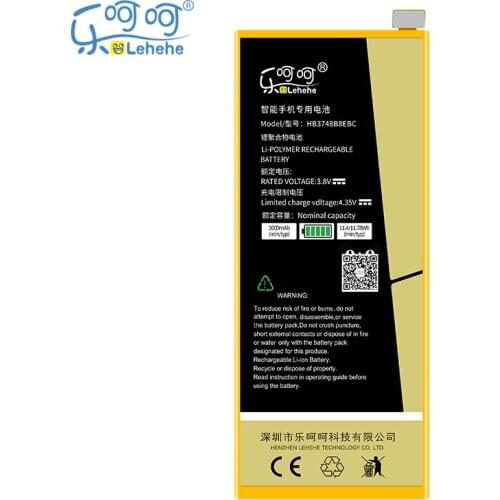 New LEHEHE HB3748B8EBC For Huawei C199 C199-CL00 Ascend G7 G7-TL100 3000mAh smartphone batteries with Tools Gifts