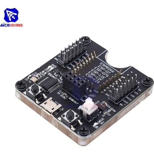 Diymore ESP-WROOM-32 ESP8266 Burning Fixture Development Board ESP-01/01S/07/07S/12E/12F/12S/18T Easy Programer for Arduino