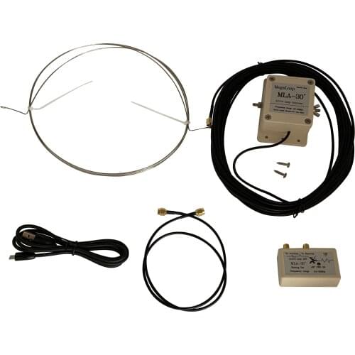 MLA-30 ring active receiving antenna, low noise, medium wave, short wave antenna, balcony erection