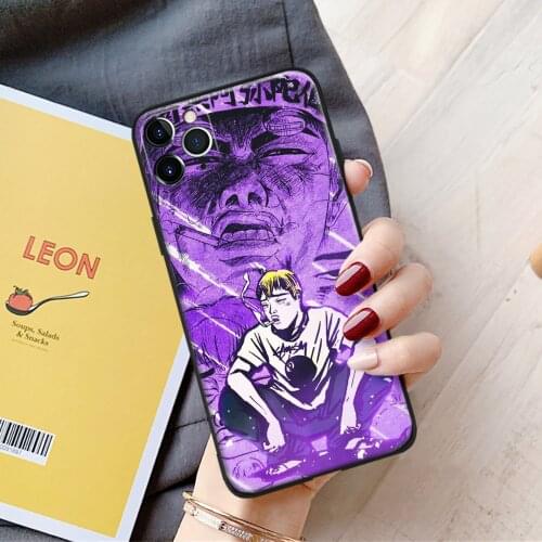 Eikichi Onizuka GTO Anime Glass Soft Silicone Phone Case Cover Shell for iPhone SE 6s 7 8 Plus X XR XS 11 12 Mini Pro Max