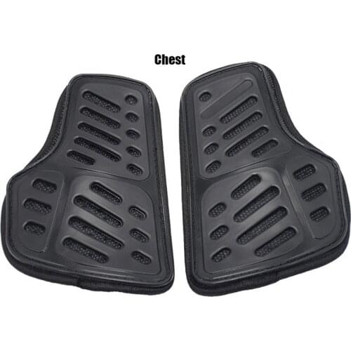 1 pair Motocross Chest Pads Duhan motorcycle jacket built-in Chest Protection protective armor removable hard shell protectors