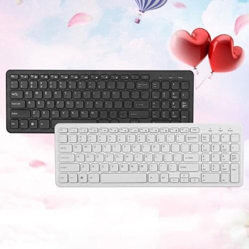 New Stylish Anti-slip Comfortable USB 2.0 Wired Keyboard Office Business Game Digital Single Keyboard Computer/Laptop Accessory