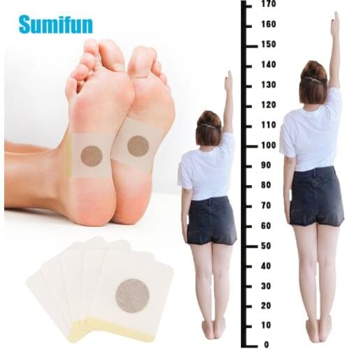 2pcs/bag Height Increase Foot Patch Conditioning Body Grow Taller Health Care Products Promote Bone Growth Foot Patches C2171