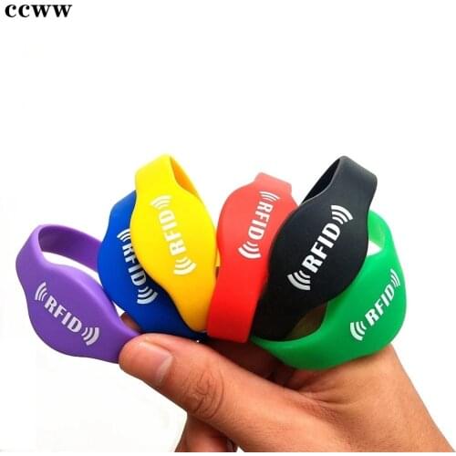 125KHz EM4305 RFID Tag Waterproof Wristband Bracelet Rewritable ID Access Control Card Swimming Pool/Sauna Room/Storage Cabinet
