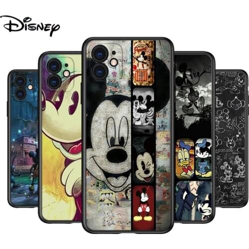 Silicone Cover Disney Mickey Mouse For Apple IPhone 12 Mini 11 Pro XS MAX XR X 8 7 6S 6 Plus 5S SE Phone Case