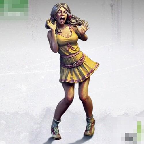 1/32 54mm Resin Model figure GK ASHLEY THE CHEERLEADER Unassembled and unpainted kit