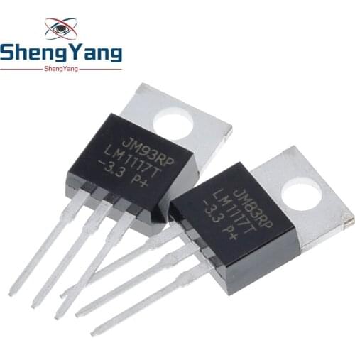 10PCS LM1117T-3.3 TO220 LM1117-3.3 LM1117T 3.3V LM1117 TO-220