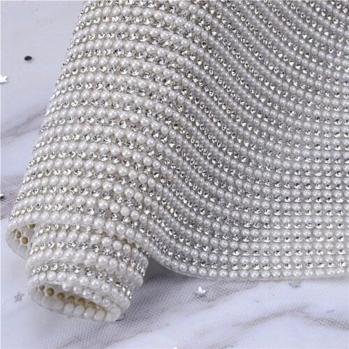 Free ship 24x40cm/pieces clear crystal Hot-fix pearls glue mesh rhinestone colorful stone for motif rhinestone sheet banding