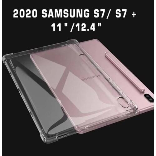 Drop Resistant Case For 2020 Samsung Galaxy Tab S7 11 T870 T875 slim Case For Samsung TAB S7 12.4 T970 T975 TPU Transparent Case