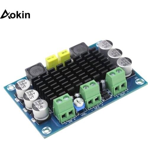 DC12-26 V XH-M542 Mono 100W Digital Power Amplifier in TPA3116D2 Mono Channel Digital Audio Amplifiers Board