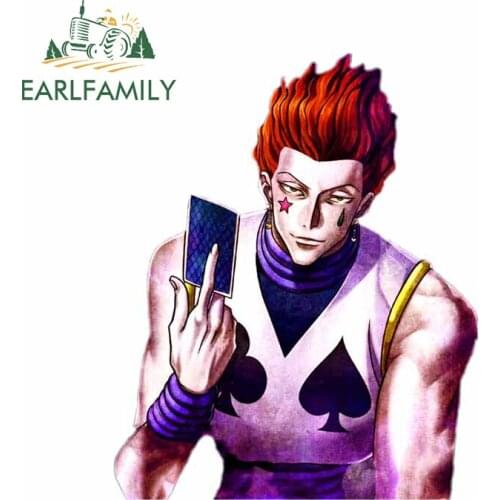 EARLFAMILY 13cm x 10.7cm For Hunter X Hunter Scratch-Proof Car Stickers Vinyl Material Decal Car Styling Repair Decoration