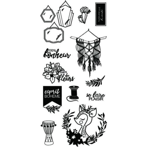 French Transparent Clear Stamp for DIY scrapbooking/Card Making C690