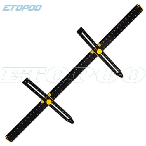 Horizontal carpenter toilet pendant mirror bathroom condole cabinet punching point locator Multi-functional tool