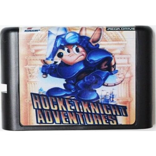 Rocket knight adventures Game cartridge 16 bit Game card for MegaDrive / Genesis system Drop shipping