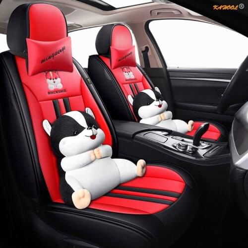 KAHOOL leather car seat cover for Chery a3 a5 amulet cowin e5 qq6 tiggo 2 3 5 7 fl t11 of 2018 2017 2016 2015 car seats
