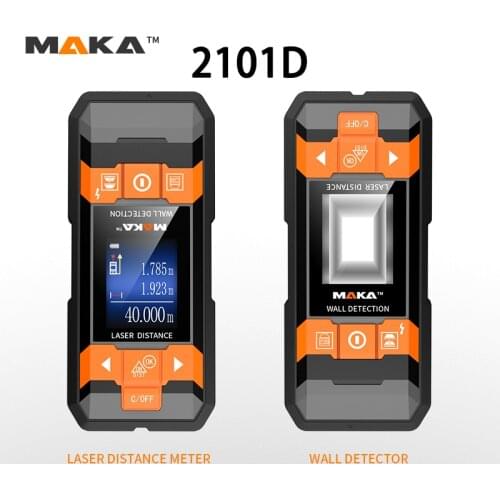 MAKA Metal Detector Wiring Detector Wall Detector Cable Professional AC Voltage Copper Wood Detect Wall Scanners Multifunction