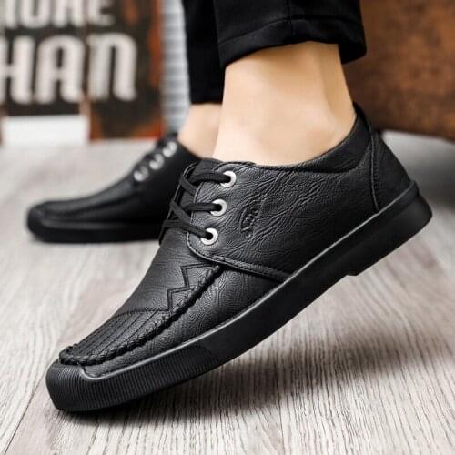 Men Casual Shoes Loafers Sneakers 2021 New Fashion Retro Leisure Loafers Shoes Zapatos Casuales Hombres Men Shoes NanX475