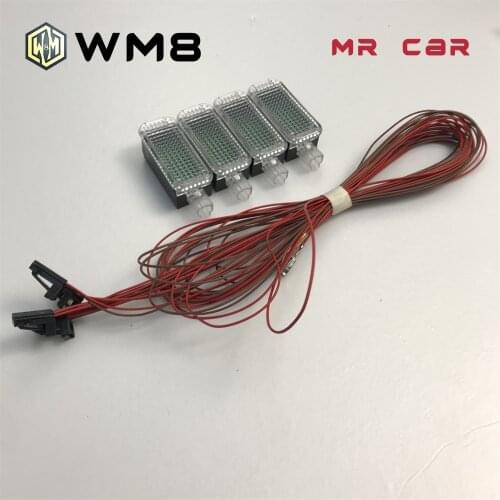 Foot Lamps 4 Pcs 1 Set For VW Passat B8 B7 B6 TiguanTouranJettaGolf5 6 Car Atmosphere Lamp 12V LED Light Glow Lamp 8KD947415B