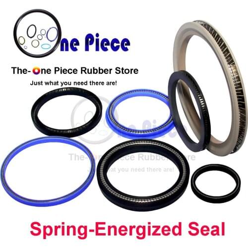 Spring-energized seals PTFE+SS U / V/ O Shape Stainless steel spring PTFE SEALS