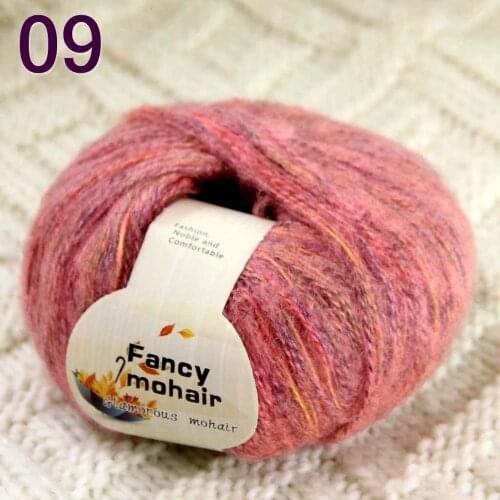 Sale New Soft 1Skeins50g Wrap Shawls Hand Knitting Wool Yarn Womens Cashmere Shawls and Wraps Rainbow pink 823-09