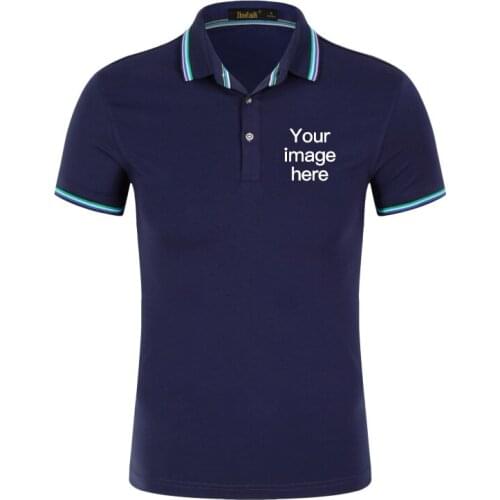 High Quality Cotton Mens Polo Shirt Short Sleeve Men Jerseys Women Summer Polo Shirts Create Your Own Design Print Text Artwork